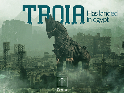 Troia has landed in egypt ads campaign socialmedia teaser troia