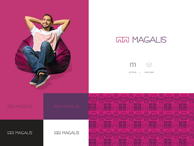 Magalis for seating solutions logo design