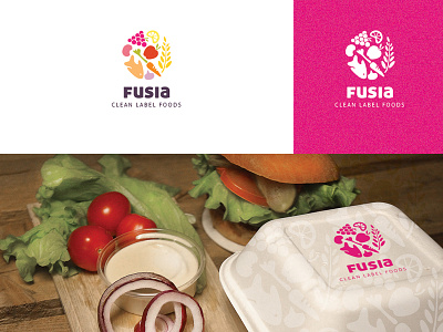 Branding for food & drink firm food logo fruits logo logo presentation packaging restaurant vegetables