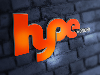 Hype agency logo font logo online advertising logo typography logo
