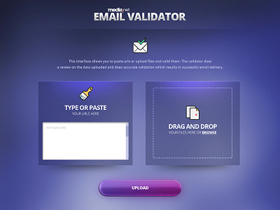 Email Validator UI classy ui dark ui design email ui email validator ui minimal ui