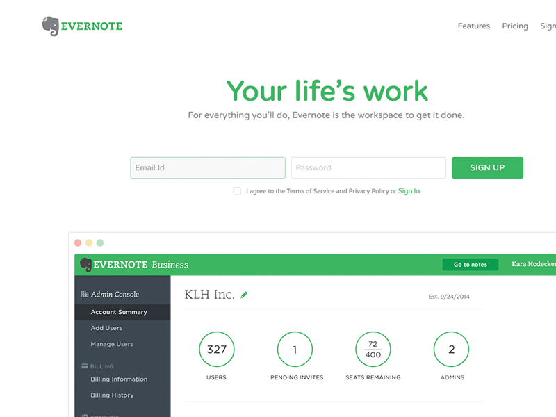 evernote quietly disappeared from lobbying website