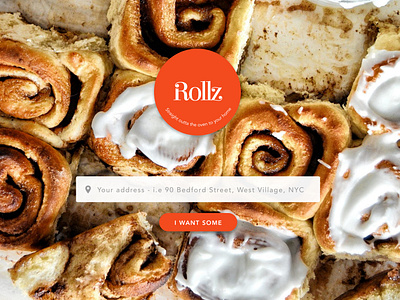 Rollz Dribble WeeklyWarmUp Nov24 Overview bakery cinnamon roll foodapp homepage roll screen tasty wwu