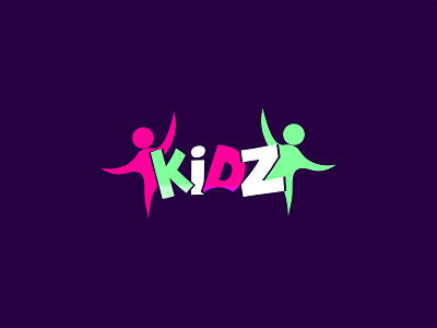 Kidz art design graphic design illustration kids kids art kids illustration kids play kidz logo design logodesign logotype minimal play vector