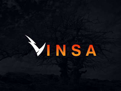 VINSA abstract creative illustrator logo minimal photography v logo vector