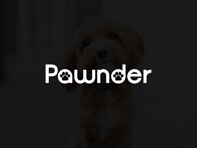 Pawnder Logo abstract logo dog doggy doglogo dogs dogstudio graphic design illustrator logo logo design logodesign logos minimal paw pawlogo pawnder