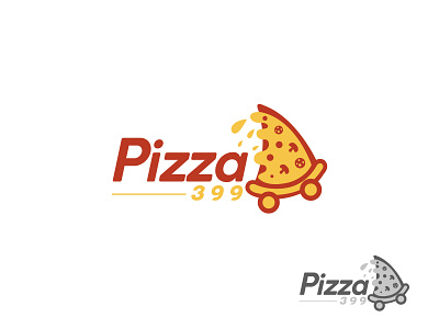 PIZZA 399 LOGO abstract art artist business logo business logo design business logos graphic design inspiration logo logodesign minimal minimal clean design pizza pizza box pizza hut pizza logo pizza menu pizza399