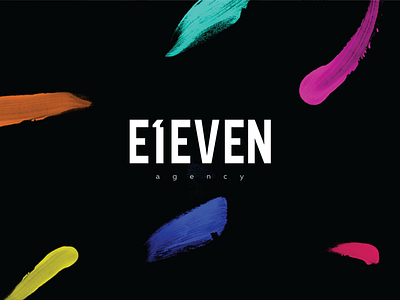 Eleven eleven logo type vector