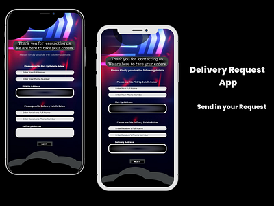 Delivery App app branding design figma logo oke typography ui ux web