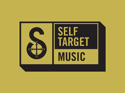 Self Target hip hop logo mark music rap self target shadow target trade gothic