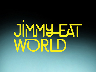 Jimmy Eat World - Type band custom custom type jimmy eat world lettering music spec type typography