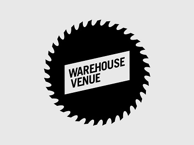 Warehouse Venue - Logo chattanooga clean logo music sawblade tennesee trade gothic venue warehouse