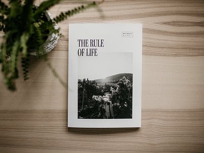 The Rule of Life book design system layout print retreat guide spiritual formation typography
