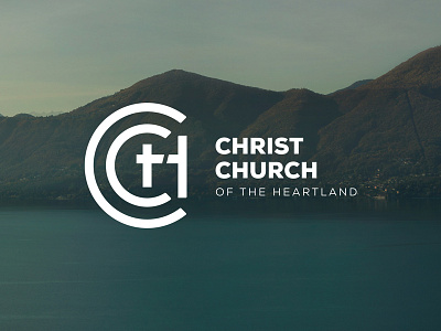 Christ Church of the Heartland brand church logo mark monogram