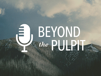 Beyond the Pulpit audio church logo microphone podcast talk show