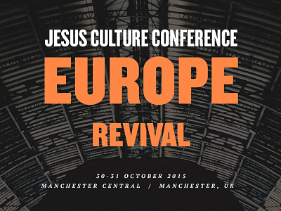 JC Europe conference europe jesus culture layout revival website