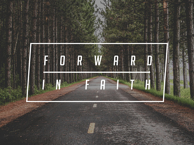 Forward in Faith logo minimal type