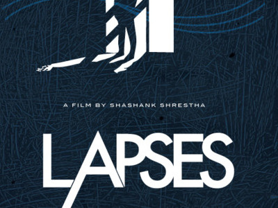 "Lapses" film poster design film futura minimal poster