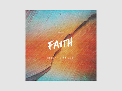 Faith cover george michael hand drawn handwriting music sleeping at last typography