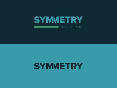 Symmetry Lending - 1 branding business to business lending logotype