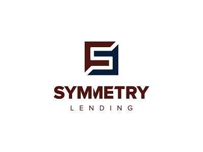 Symmetry Lending - 4 financial lending logo mark