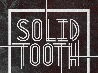 Solid Tooth cover designers.mx metropolis solid state texture tooth and nail typography
