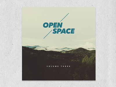 Open Space Volume Three album art avenir designersmx mix open space typography vsco