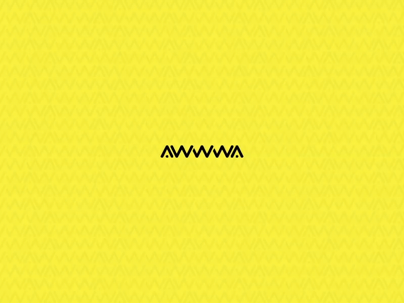 AWWWA animation interactive logo motion wallpaper wow yellow