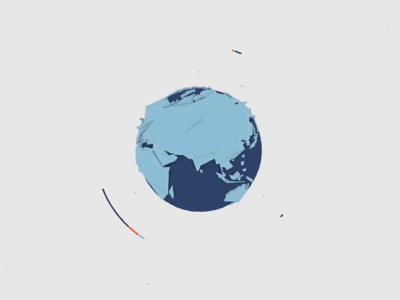 Earth ae after effects animation c4d cinema 4d earth flat globe widewingsanimation