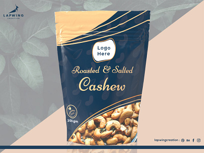 CASHEW ZIP POUCH DESIGN