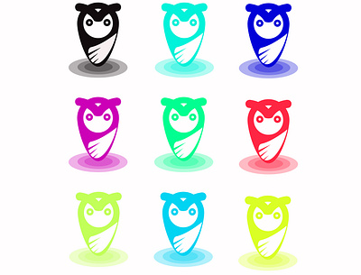 logo owl app branding design graphic design icon illustration logo ui ux vector website