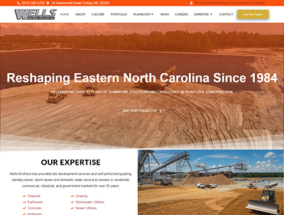 Wells Brothers design ui ux web design website
