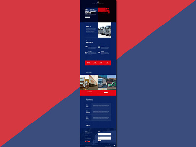 Demo Logistics Website ui ux web design web development website design