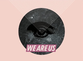 We Are Us eye pink poster