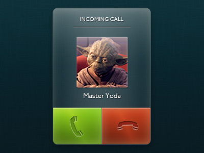 Incoming Call call phone ui