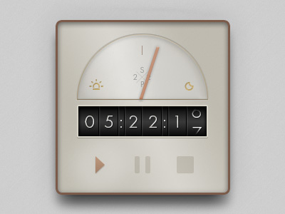 Timetracker retro time tracker widget