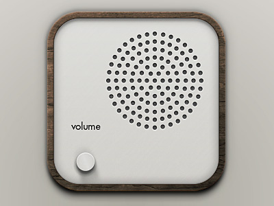 Speaker iOS icon ios minimal retro
