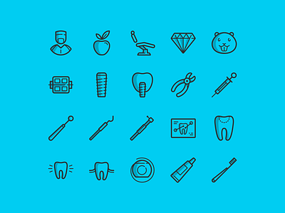 20 free dental icons