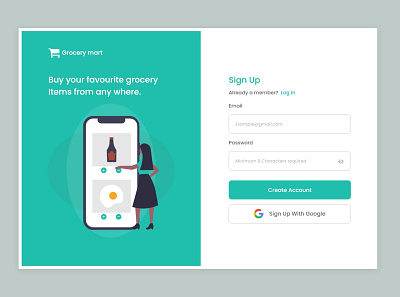 Sign Up UI design sign up ui ui design