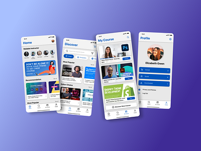 Course App UI UX Design