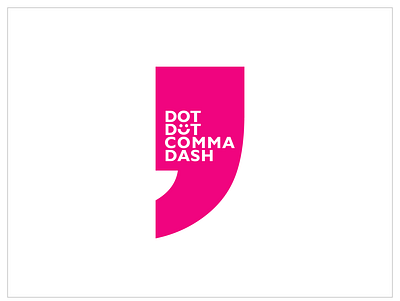 DotDotCommaDash logo branding logo