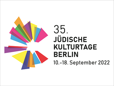 35. Jüdische Kulturtage Berlin (2022) - Logo branding jewish logo vector