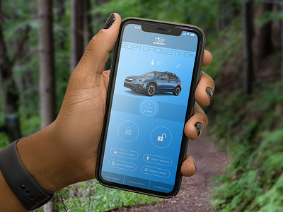 MySubaru App Re-Style improved experience mysubaru subaru ui uxdesign