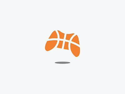 Baller / Gamer basketball controller gamer gaming logo logo design minimalistic nba simple simplistic sports video games