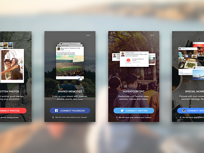 Revisto Onboarding app card design interface ios mobile onboarding sketch ui ux