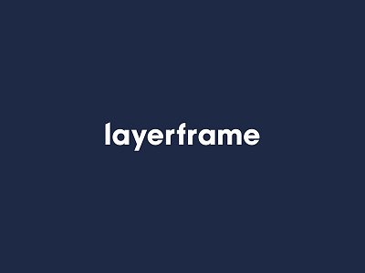 Layerframe - Brand Text Lockup