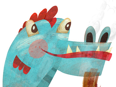 Dragon Study 2014 illustration kids monster