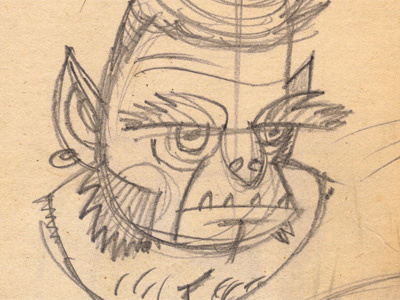 Orc-y Sketch drawing just for fun quick sketch