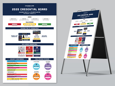 Credential Board aframe chicago credential credentials print
