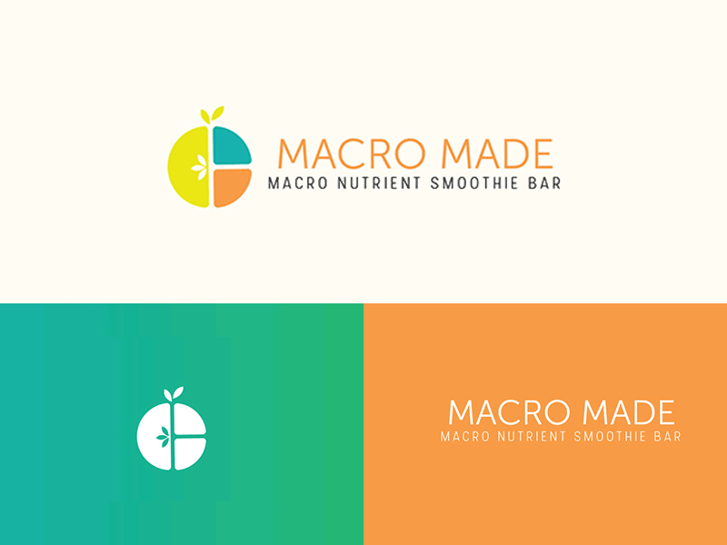 Macro Made Branding branding fitness health logo macro macros wellness